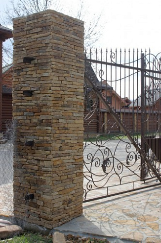 Kamenclub.ru: Песчаник (хворост) art PSG-5-06  купить в Волжском    1 900 руб/кв.м   фото КАМЕНЬ КЛУБ