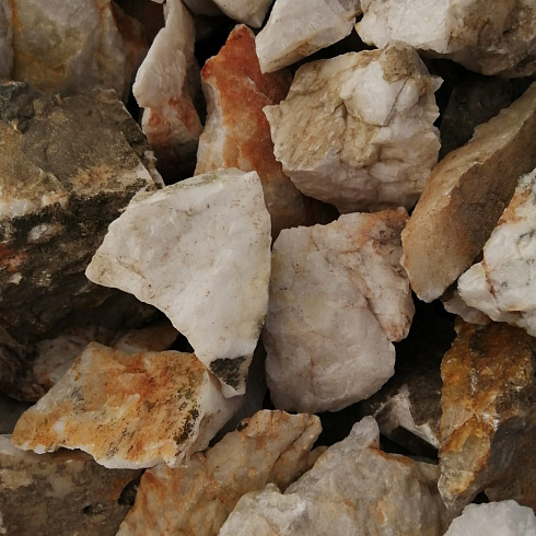 фото Кварц ( фр. 70-100 мм)  купить в Волжском в интернет-портале КАМЕНЬ КЛУБ