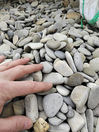 Галька черноморская фр. 40-70 мм.  купить в Волжском фото Камень Клуб