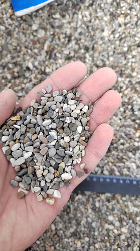 фото Галька черноморская фр. 3-5 мм. купить в Волжском  в интернет-портале КАМЕНЬ КЛУБ