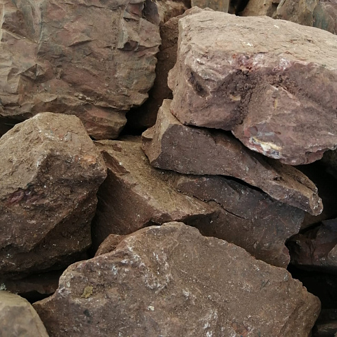 фото Яшма красная  (фр. 70-100 мм)  купить в Волжском в интернет-портале КАМЕНЬ КЛУБ