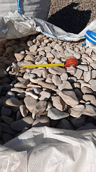 Галька каспийская фр. 40-70 мм.  купить в Волжском фото Камень Клуб