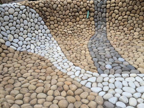 Kamenclub.ru: Песчаник ядра, фр. 100-300 мм  купить в Волжском песчаник бежевый серый рыжий речная галька 5 000 руб/т   фото КАМЕНЬ КЛУБ