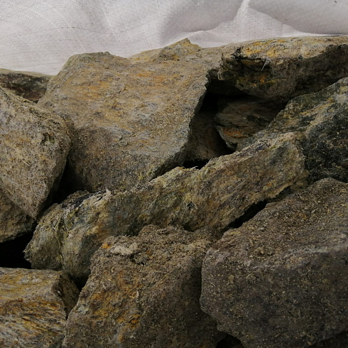 фото Змеевик салатовый  (фр. 70-100 мм)  купить в Волжском в интернет-портале КАМЕНЬ КЛУБ