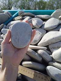 Галька черноморская фр. 100-150 мм.  купить в Волжском фото Камень Клуб