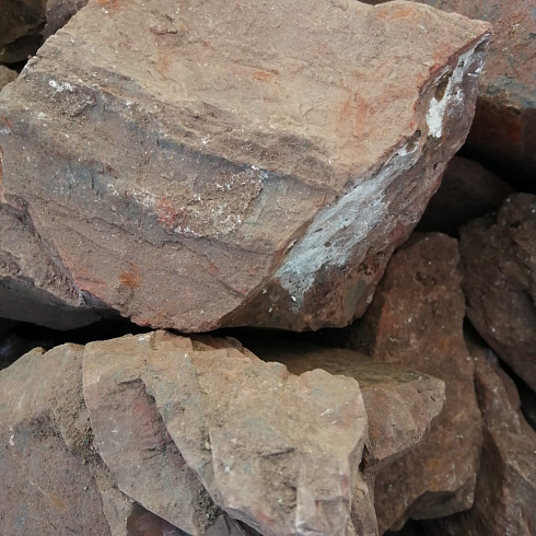 фото Яшма красная  (фр. 70-100 мм)  купить в Волжском в интернет-портале КАМЕНЬ КЛУБ