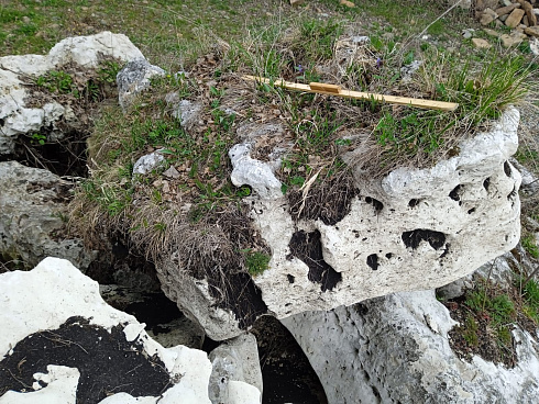 Kamenclub.ru: Выветренный известняк со мхом фр. 100-500 мм.  купить в Волжском известняк серый белый зеленый валун известняковый крупный 10000 руб/т   фото КАМЕНЬ КЛУБ