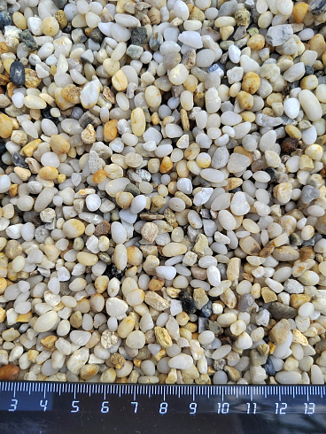 фото Галька крымская жемчужная фр. 3-5 мм. купить в Волжском  в интернет-портале КАМЕНЬ КЛУБ