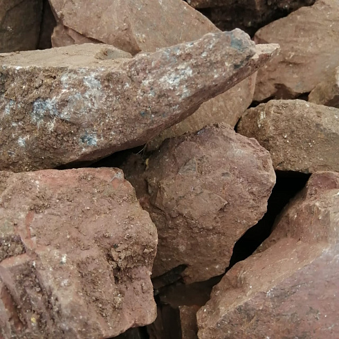 фото Яшма красная  (фр. 70-100 мм)  купить в Волжском в интернет-портале КАМЕНЬ КЛУБ