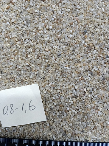 Кварцевый песок для пескоструйных работ фр. 0,8-1,6 мм.  купить в Волжском фото Камень Клуб