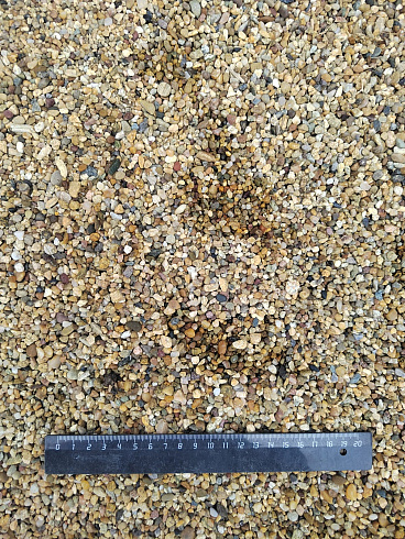 Галька речная окат (рыжая) фр.3-5 мм купить в Волжском 