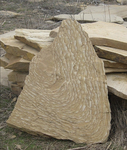 Kamenclub.ru: Форматный камень (плаха) пошаговая дорожка от 70-150 см (4 -12 см)  купить в Волжском плитняк  форматный плаха желтый песчаник 9 000 руб/т   фото КАМЕНЬ КЛУБ
