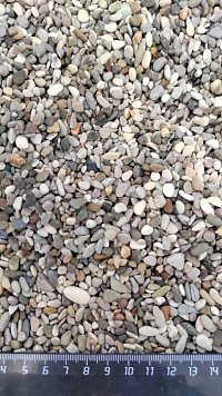 Галька черноморская фр. 3-5 мм.  купить в Волжском фото Камень Клуб