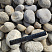 Kamenclub.ru: Галька речная окат (серо-белая) фр. 70-120 мм купить  в Волжском галька галечник бело-серая, серо-белая, серая, белая речная природная галька  8000 руб/т   фото КАМЕНЬ КЛУБ