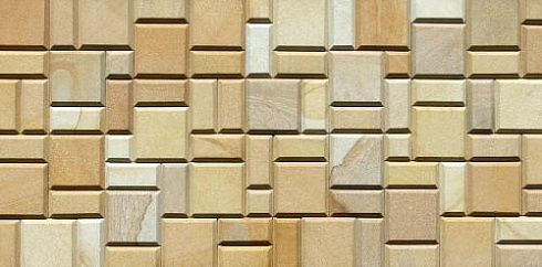 Kamenclub.ru: Песчаник (Римская кладка) art PSG-L-02  купить в Волжском    3750 руб/кв.м   фото КАМЕНЬ КЛУБ