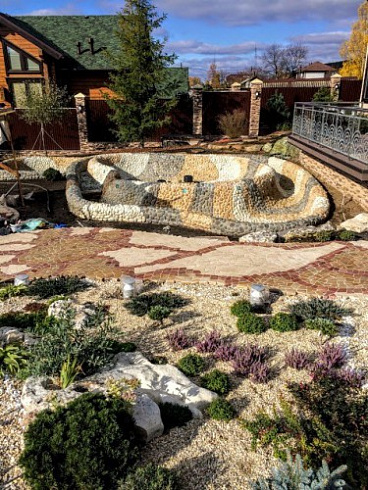 Kamenclub.ru: Песчаник брусчатка (Готика) art PSK-L-01  купить в Волжском    2600 руб/кв.м    фото КАМЕНЬ КЛУБ