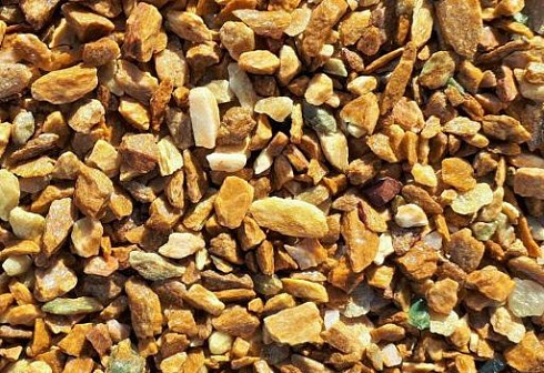 Kamenclub.ru: Щебень крошка желтый (ЗЛАТОЛИТ) фр. 20-40 мм.  купить в Волжском златолит бежевый, золотистый, желтый декоративная каменная крошка 10800 руб/т   фото КАМЕНЬ КЛУБ