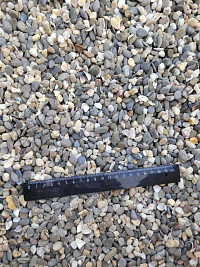 Галька крымская прибрежная фр. 5-10 мм.  купить в Волжском фото Камень Клуб