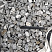 Kamenclub.ru: Щебень галтованный черный (мрамор) фр.40-70 мм.  купить в Волжском мрамор черный с белыми прожилками, черный, белый щебень галтованный округлый 13500 руб/т   фото КАМЕНЬ КЛУБ